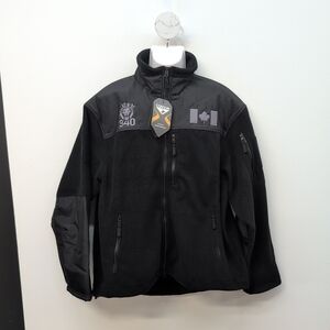 CONDOR Outdoor Men's Alpha Micro Fleece Jacket Tactical Gear 601 2XL Black